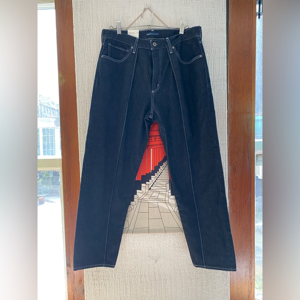 Made and crafted -pleated column pants